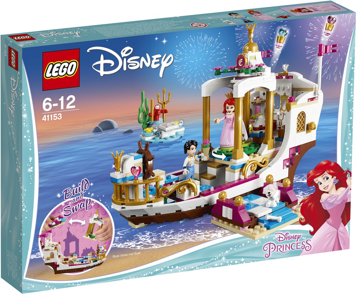 Arielles Hochzeitsboot Lego Disney Princess, 380 Teile, ab 6 Jahren