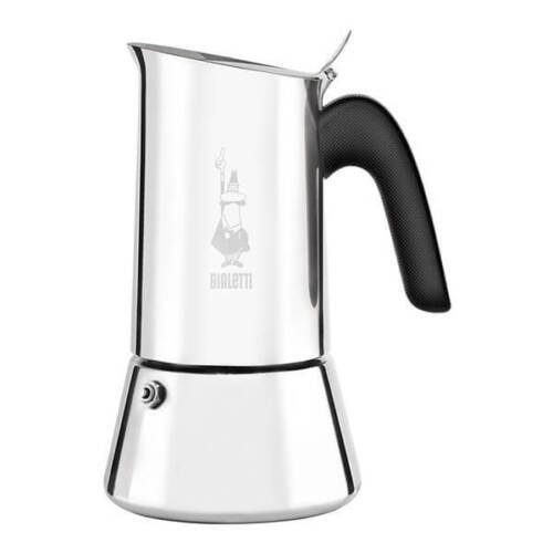 Bialetti Espressokocher New Venus 10 Tassen, Silber