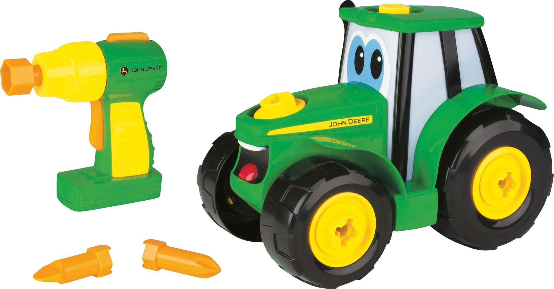 Bau-dir-deinen-Johnny- Traktor, mit Schrauben und Akkuschrauber, ab 18 M.