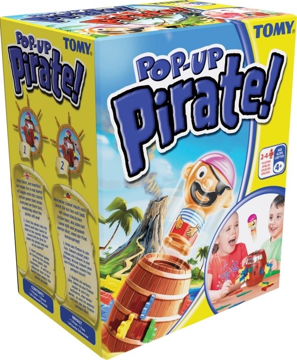 Pop Up Pirat, d/f/i 4-7 Jahre, 2-4 Spieler, Actionspiel f&#252;r Piraten