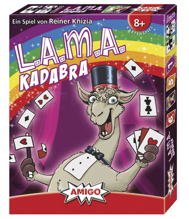 LAMA Kadabra, d ab 8 Jahren, 2-6 Spieler, neue Variante des Kult-Spiels