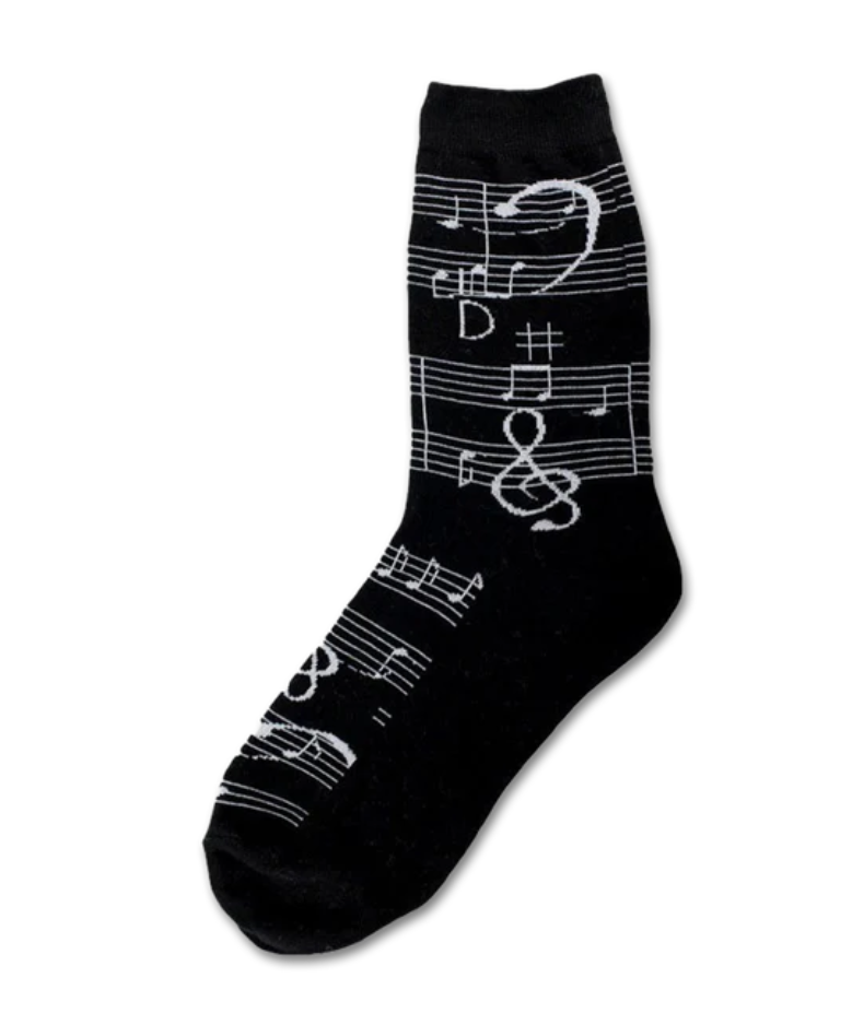 Mens Music Notes Socks