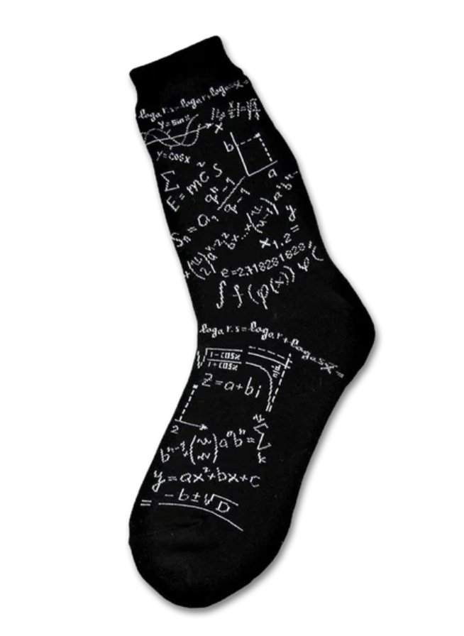 Mens Math Genius Socks