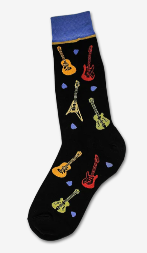 Mens Guitar Socks