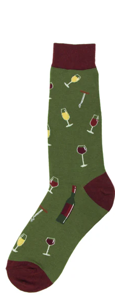 Men&#39;s Wine Socks