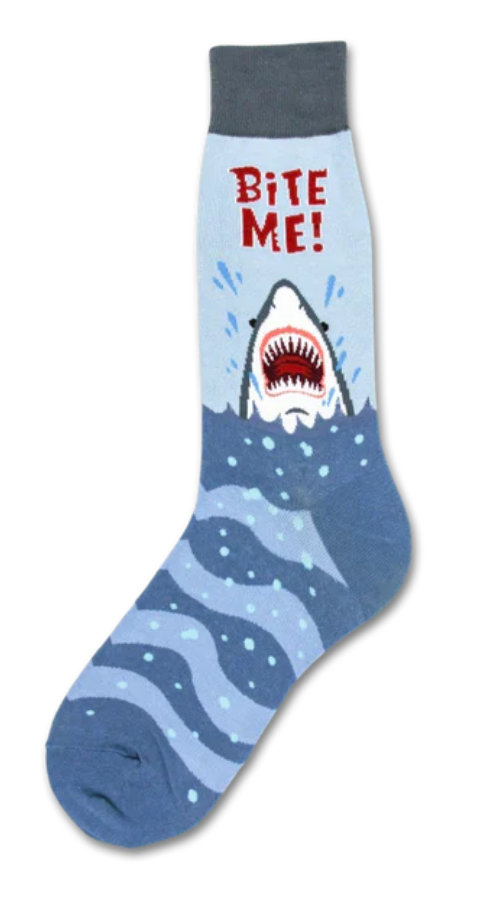 Mens Bite Me Socks