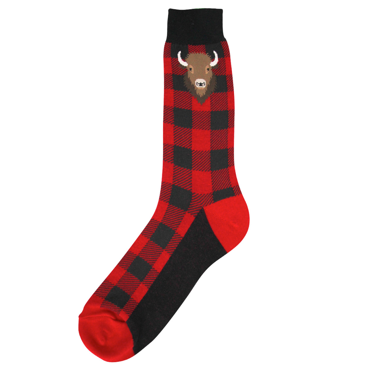 Mens Buffalo Plaid Socks