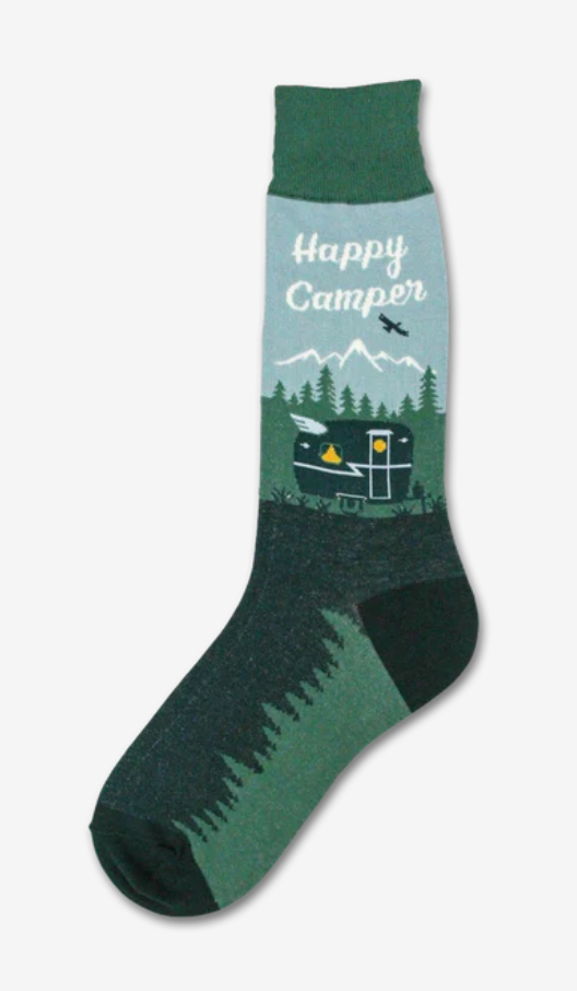 Mens Happy Camper Socks